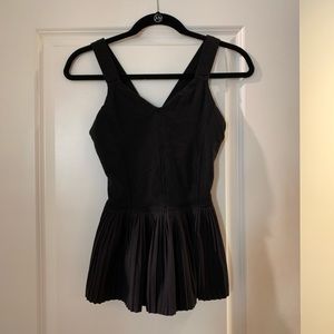 Lululemon peplum tank with built in bra